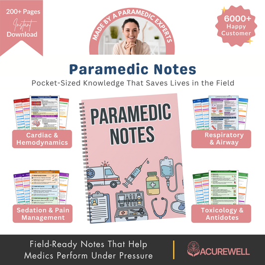 Paramedic & EMS Meds Workbook (FREE TODAY)