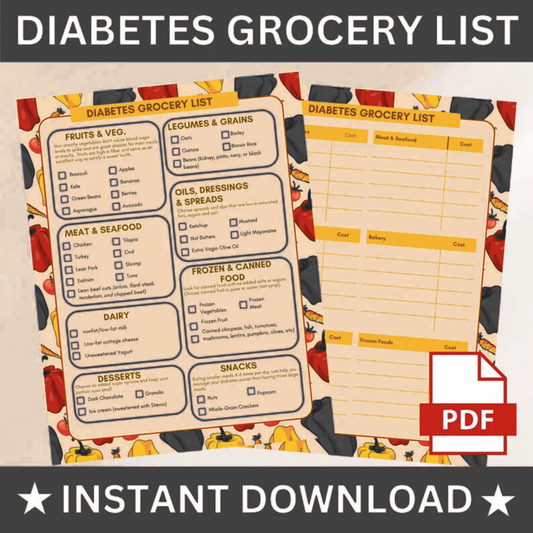 Diabetes Grocery List