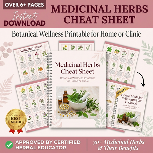Medicinal Herbs Cheat Sheet