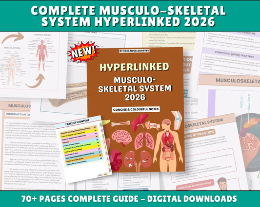 Musculoskeletal Deep Dive Workbook