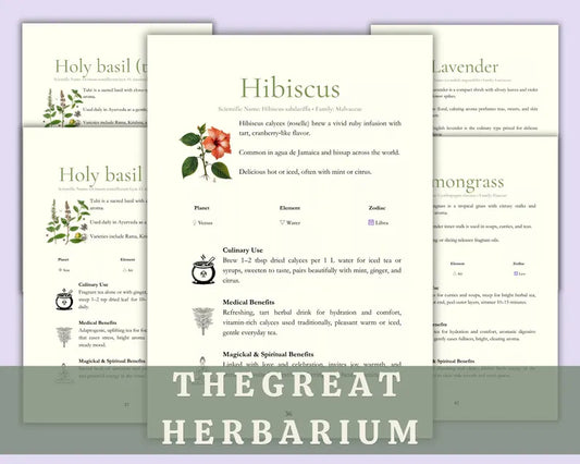 Herbarium PDF — 68 Herb Profiles